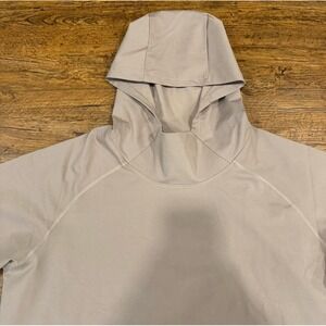 BYLT Beige Elite Drop Cut Performance Pullover Hoodie Sweatshirt Sweater Men 2XL